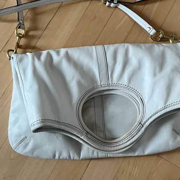 Coach Ergo Convertible Y2K Vintage Leather Tote in White - Picture 14 of 15